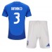 Maillot de foot Italie Federico Dimarco #3 Domicile vêtements enfant Europe 2024 Manches Courtes (+ pantalon court)